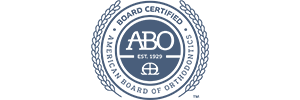 ABO logo, board-certified orthodontic care available in Paramount.